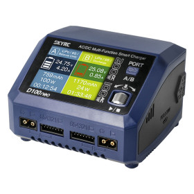 Зарядное устройство SkyRC D100 Neo (АС 100 Вт / 2* DC 200 Вт) (SK-100199-01)