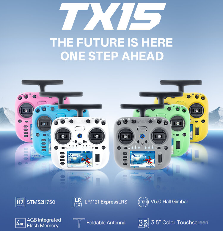 Пульт управления для FPV RadioMaster TX15 (M2, ELRS, FCC)