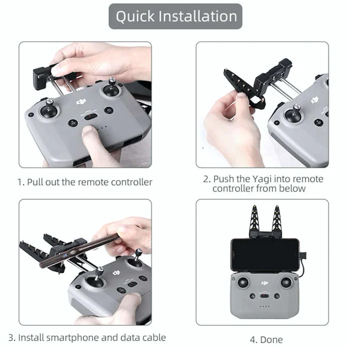 Усилитель сигнала Sunnylife для DJI Mavic 3 / Air 2 / Air 2S / Mini 2 / Mini 3Pro (AIR2-TX9411)