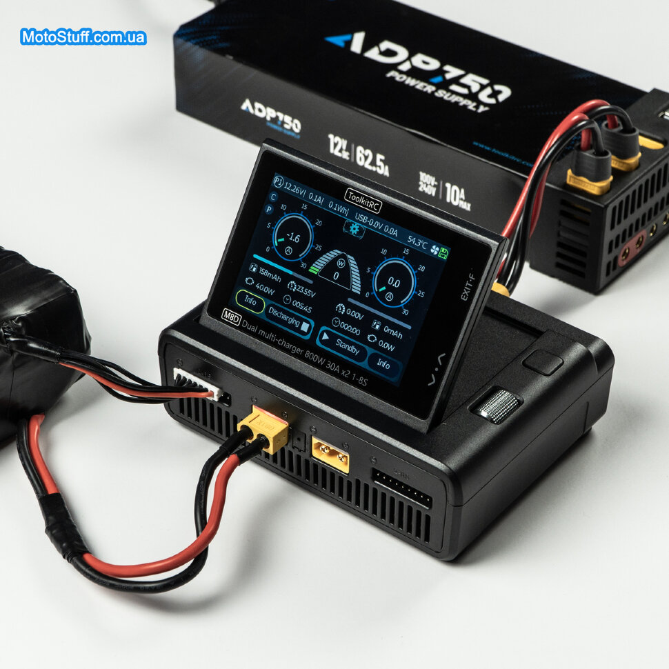 Зарядное устройство ToolkitRC M8D (2*DC 800 Вт)