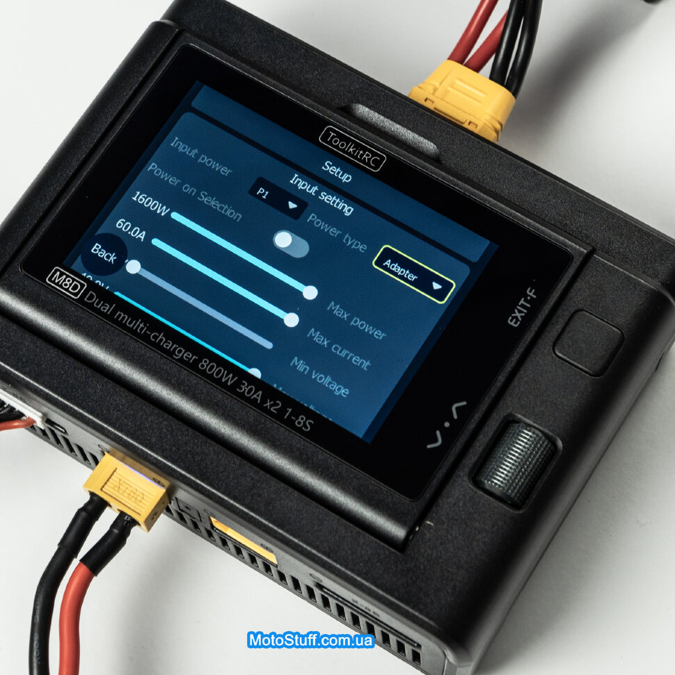 Зарядное устройство ToolkitRC M8D (2*DC 800 Вт)