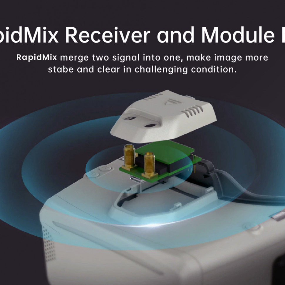 Видео очки для FPV Skyzone Cobra X V2 5.8G с приёмником SteadyView (COBRAX)