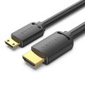 Кабель Vention mini HDMI - HDMI 2.0 4K/60Hz 18 Гбит/с (3м)