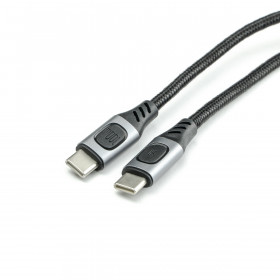 Удлиненный кабель Type-C на Type-C 1м. для пульта DJI Mavic 3 / Air 2 / Air 2S / Mini 3 / Mini 2 (в оплетке)