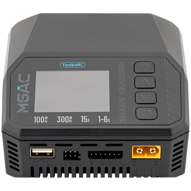 Зарядное устройство ToolkitRC M6AC (AC 100 Вт / DC 300 Вт)