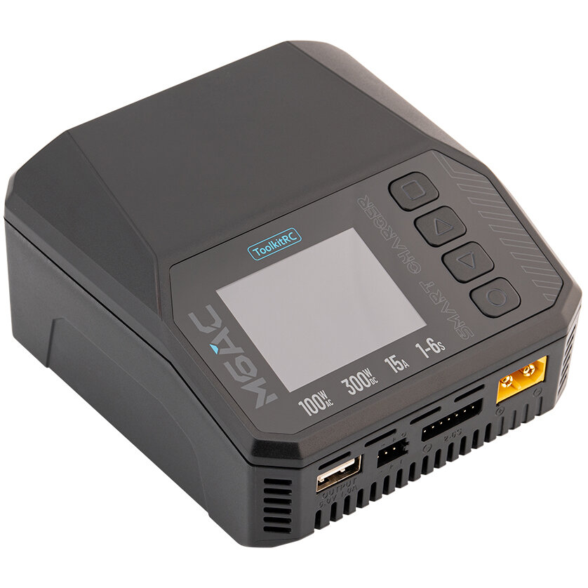 Зарядное устройство ToolkitRC M6AC (AC 100 Вт / DC 300 Вт)