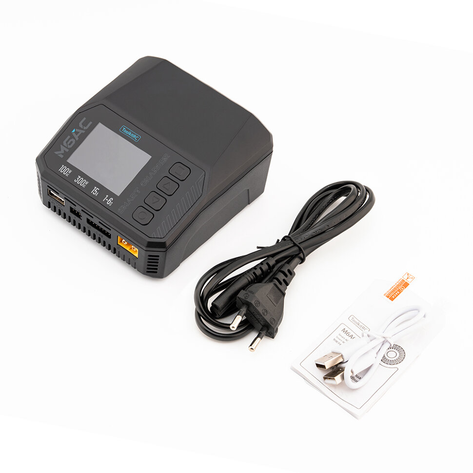 Зарядное устройство ToolkitRC M6AC (AC 100 Вт / DC 300 Вт)