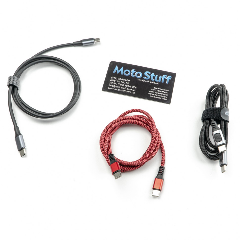 Удлиненный кабель Type-C на Type-C 1.2 м. для пульта DJI Mavic 3 / Air 2 / Air 2S / Mini 3 / Mini 2 (в оплетке)