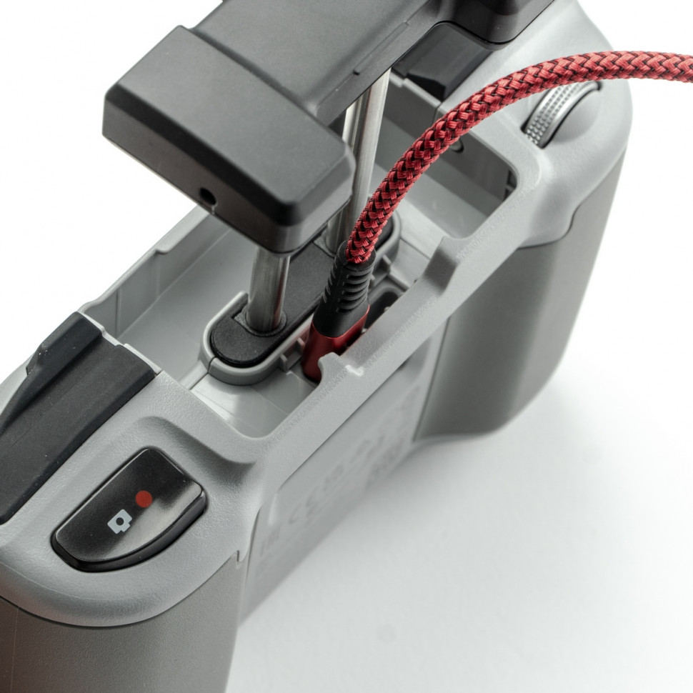 Удлиненный кабель Type-C на Type-C 1.2 м. для пульта DJI Mavic 3 / Air 2 / Air 2S / Mini 3 / Mini 2 (в оплетке)