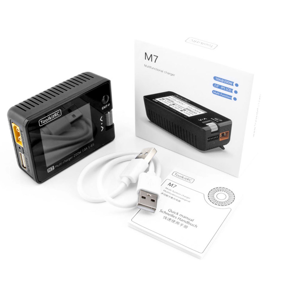 Зарядное устройство ToolkitRC M7 (DC 200 Вт)