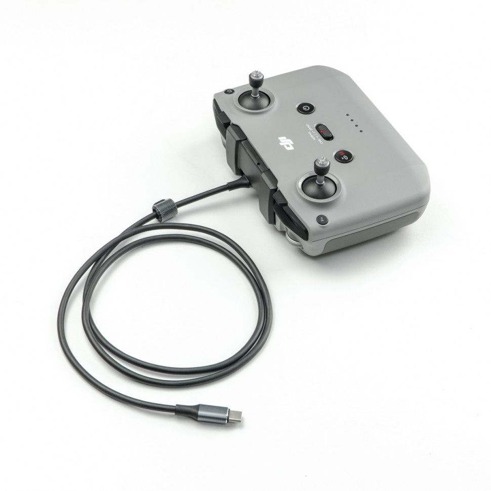 Удлиненный кабель Type-C на Type-C 1м. для пульта DJI Mavic 3 / Air 2 / Air 2S / Mini 3 / Mini 2