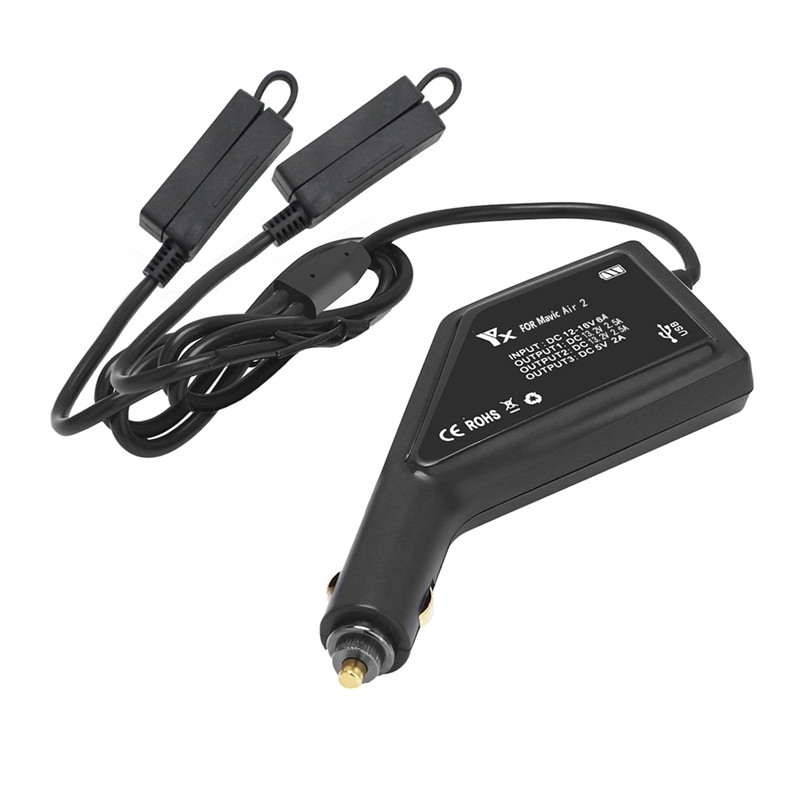 Автомобильная зарядка StartRC для DJI Mavic Air 2/2S (1107482)