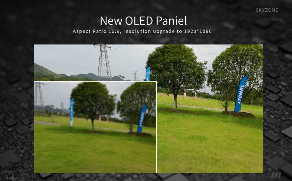 Видео очки для FPV Skyzone SKY04O PRO OLED 5.8G HD (SKY04OBLK)