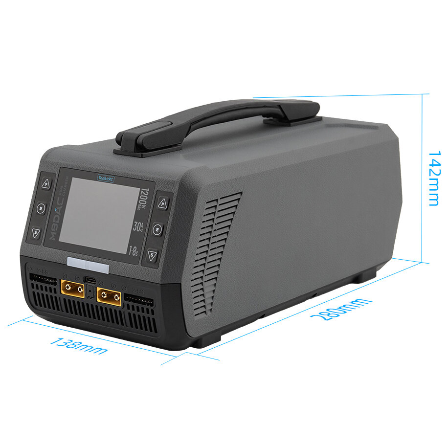 Зарядное устройство ToolkitRC M8DAC (AC 1200 Вт)