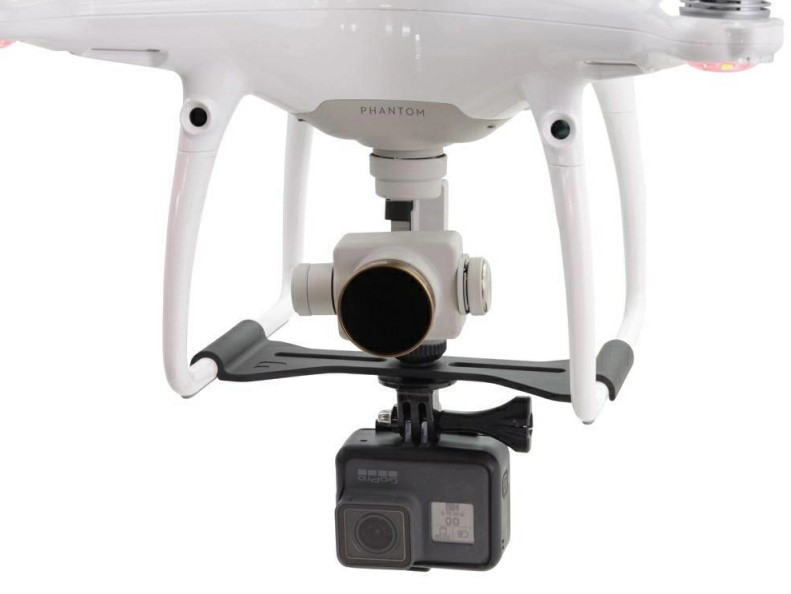 Крепление второй камеры и аксессуаров к DJI Phantom 4 Pro снизу (P4P-360)