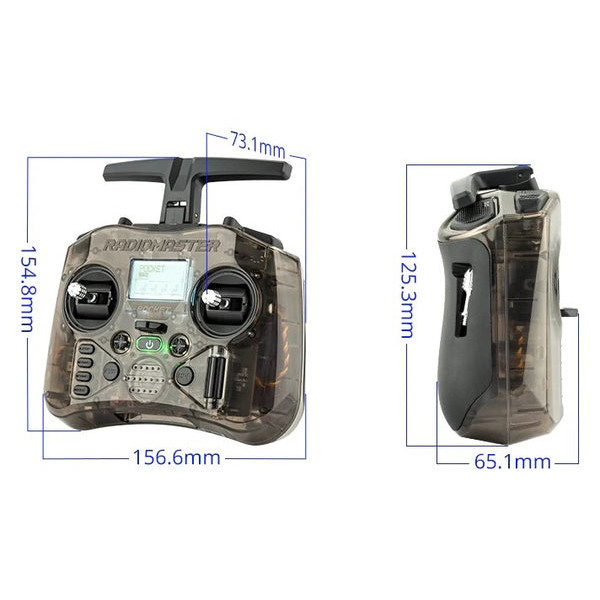 Пульт управления для FPV RadioMaster Pocket Charcoal (M2, ELRS, FCC) (HP0157.0054-M2)