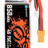 Аккумулятор BetaFPV 850mah 4S 75C Lipo Battery XT30 (2 шт.)