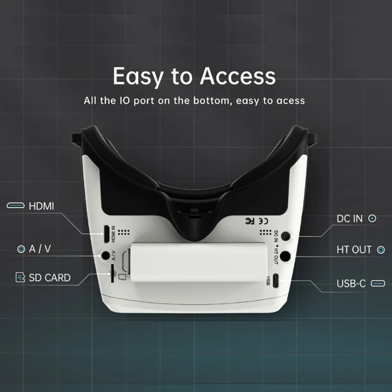 Видео шлем для FPV Skyzone Cobra X V4 5.8G LCD (COBRAX5G)