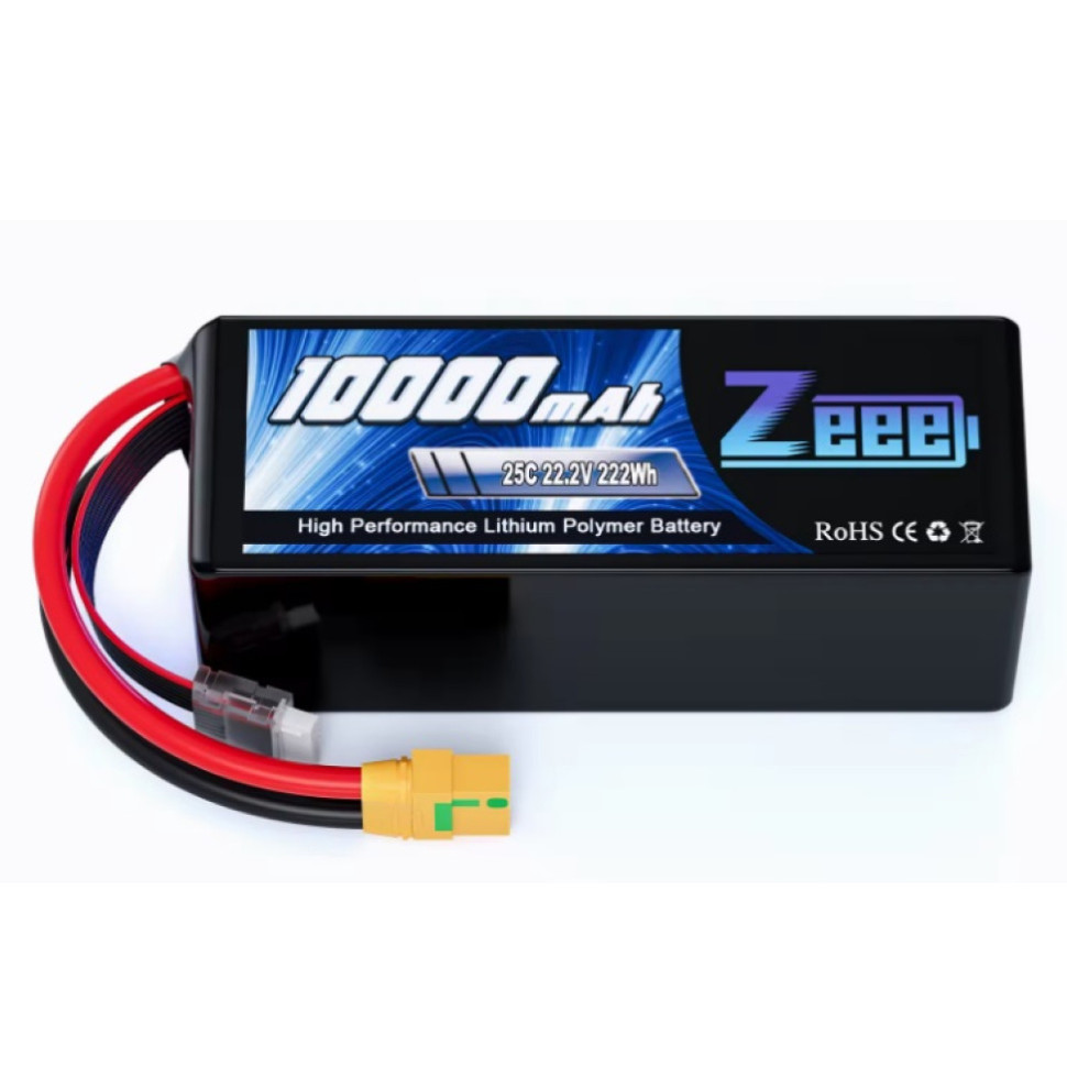 Аккумулятор для FPV Zeeepower 10000mAh, 6S, 22.2V (ZEEE10000-25-6S)