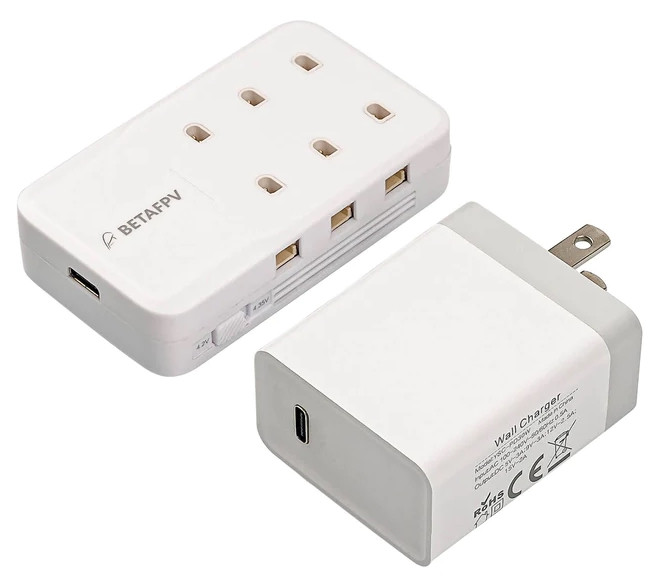 Зарядное устройство на 6 портов 1S и адаптер BetaFPV