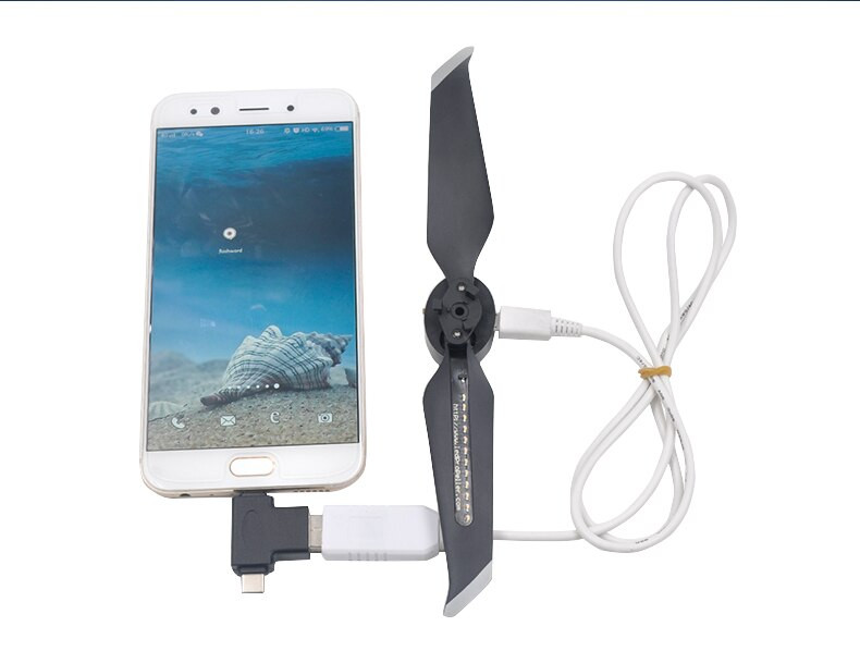 Пропеллеры STARTRC светодиодные программируемые для DJI Mavic 2 (1 пара)