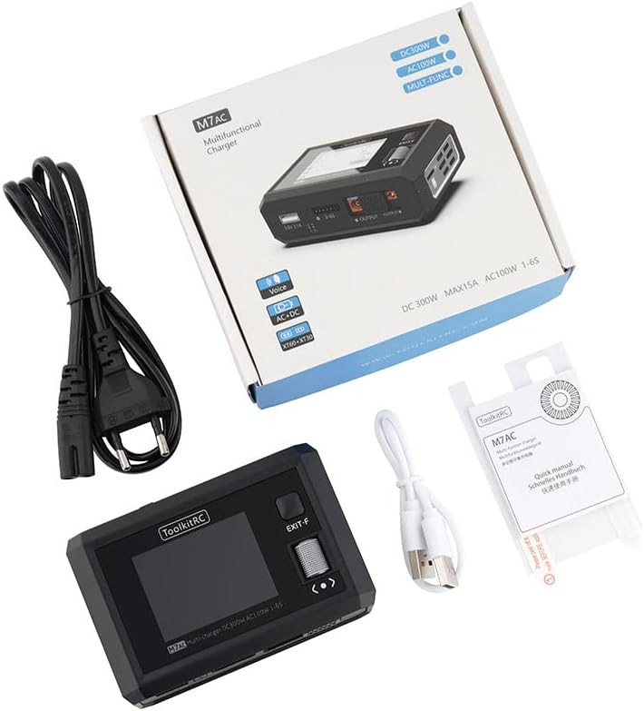 Зарядное устройство ToolkitRC M7AC (AC 100 Вт / DC 300 Вт)