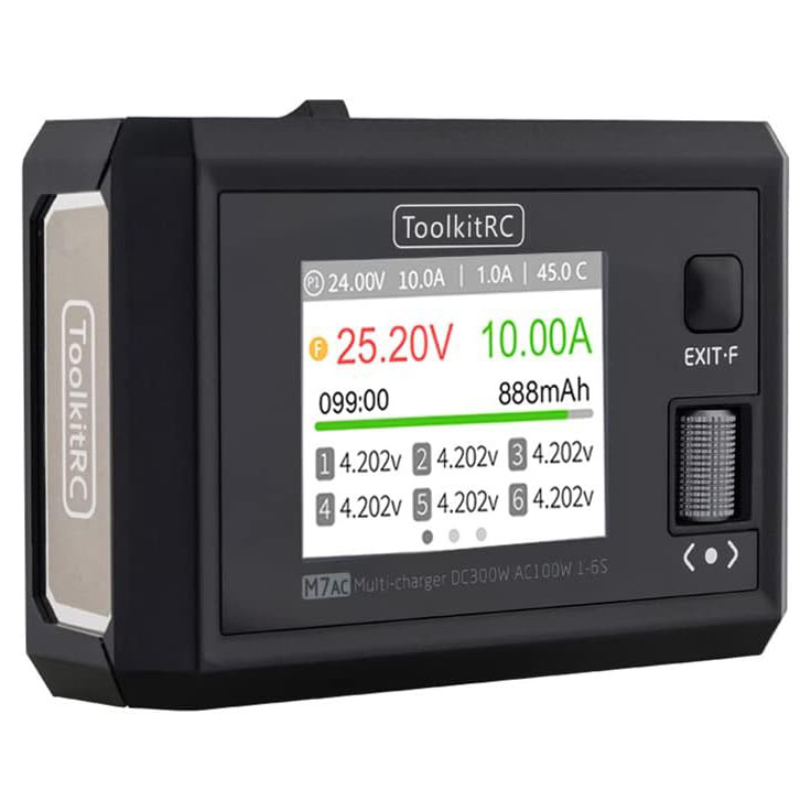 Зарядное устройство ToolkitRC M7AC (AC 100 Вт / DC 300 Вт)