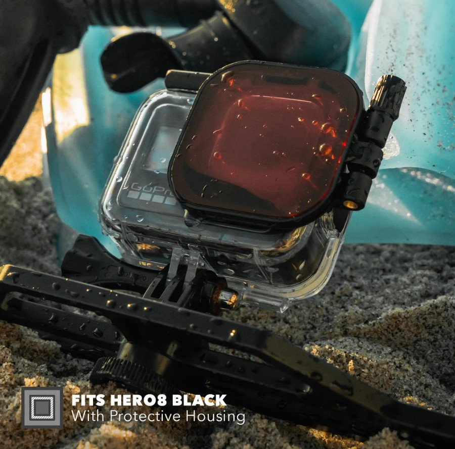 Красный подводный фильтр PolarPro для корпуса Protective Housing GoPro HERO8 Black (H8-RED-PROT)
