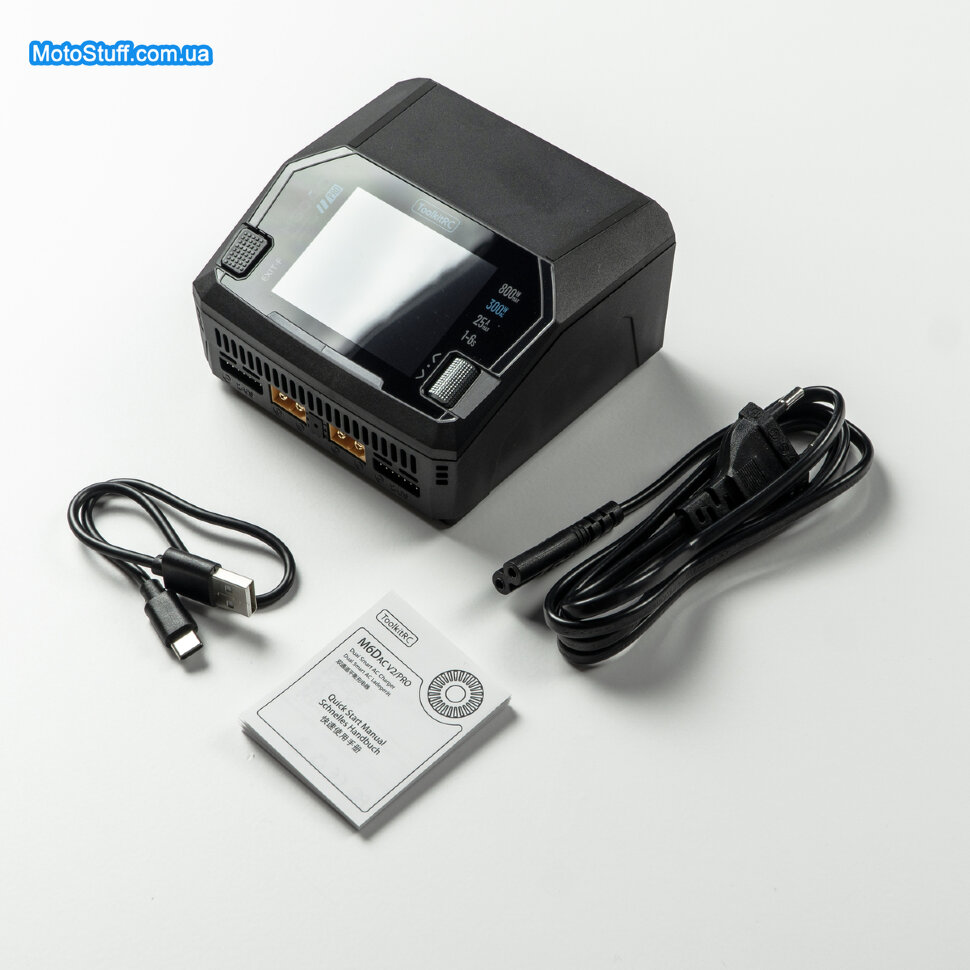 Зарядное устройство ToolkitRC M6DAC Pro (AC 330 Вт / 2* DC 400 Вт)