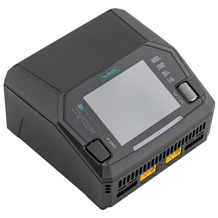 Зарядное устройство ToolkitRC M6DAC V2 (AC 220 Вт / 2* DC 400 Вт)