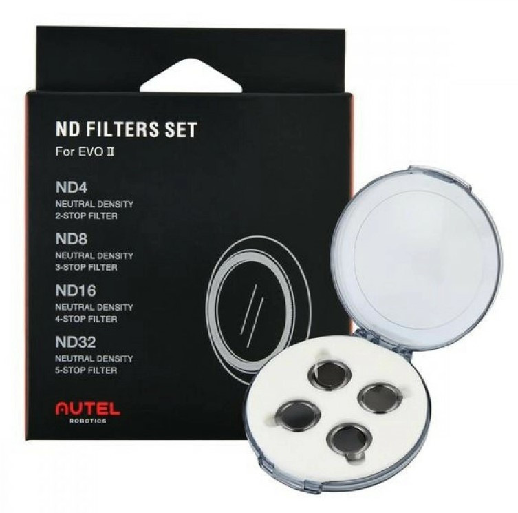 Набор фильтров ND4/ ND8/ ND16/ ND32 для Autel EVO II (102000236)
